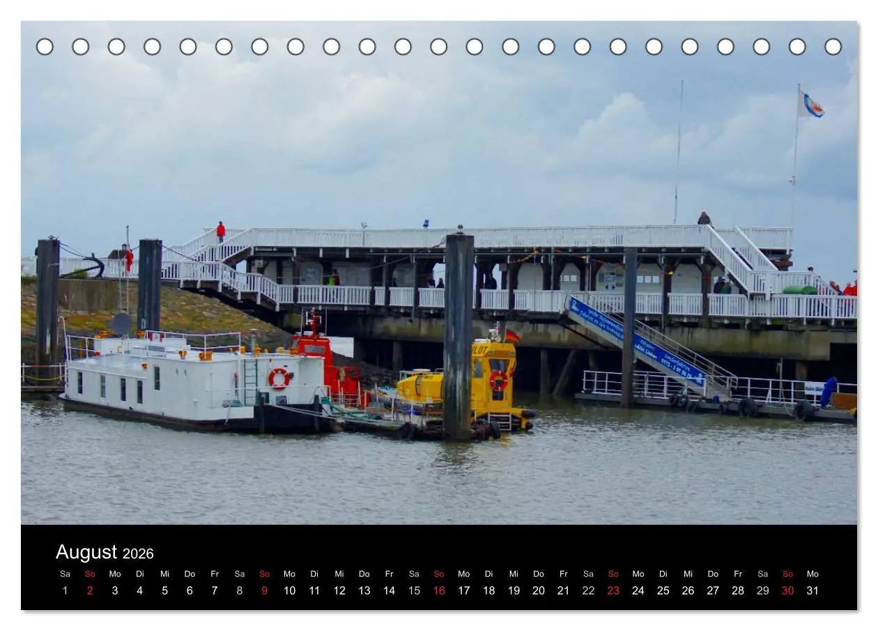 Bild: 9783516163537 | Cuxhaven an der Nordsee (Tischkalender 2026 DIN A5 quer), CALVENDO...