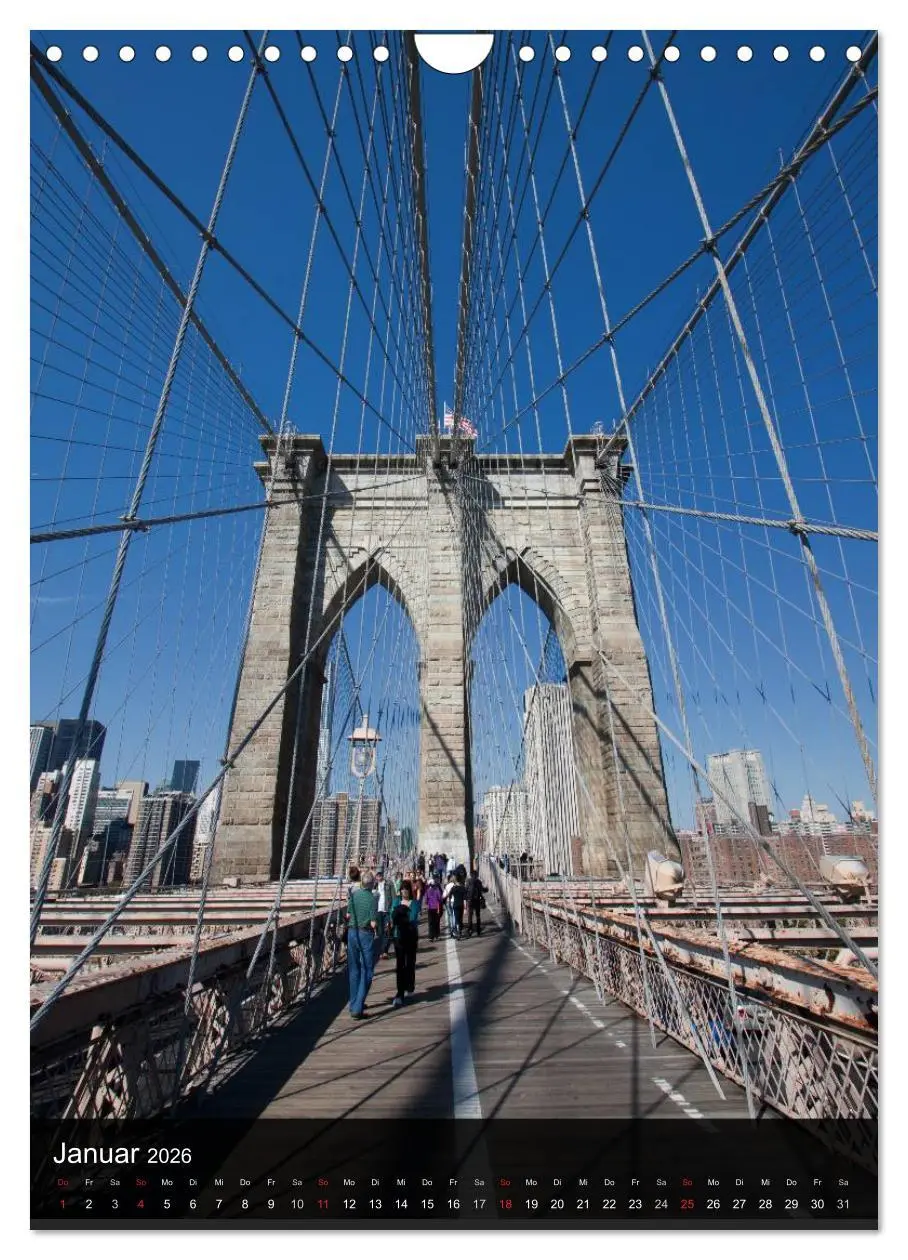 Bild: 9783516473537 | New York (Wandkalender 2026 DIN A4 hoch), CALVENDO Monatskalender