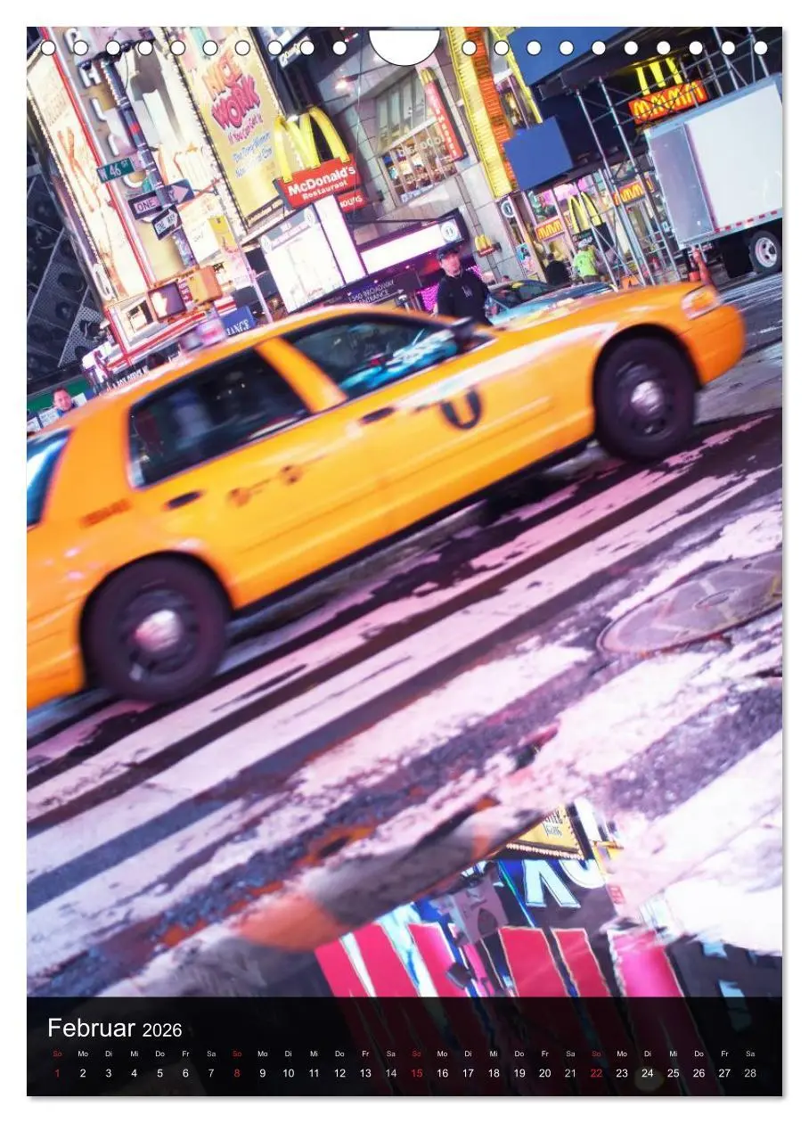 Bild: 9783516473537 | New York (Wandkalender 2026 DIN A4 hoch), CALVENDO Monatskalender