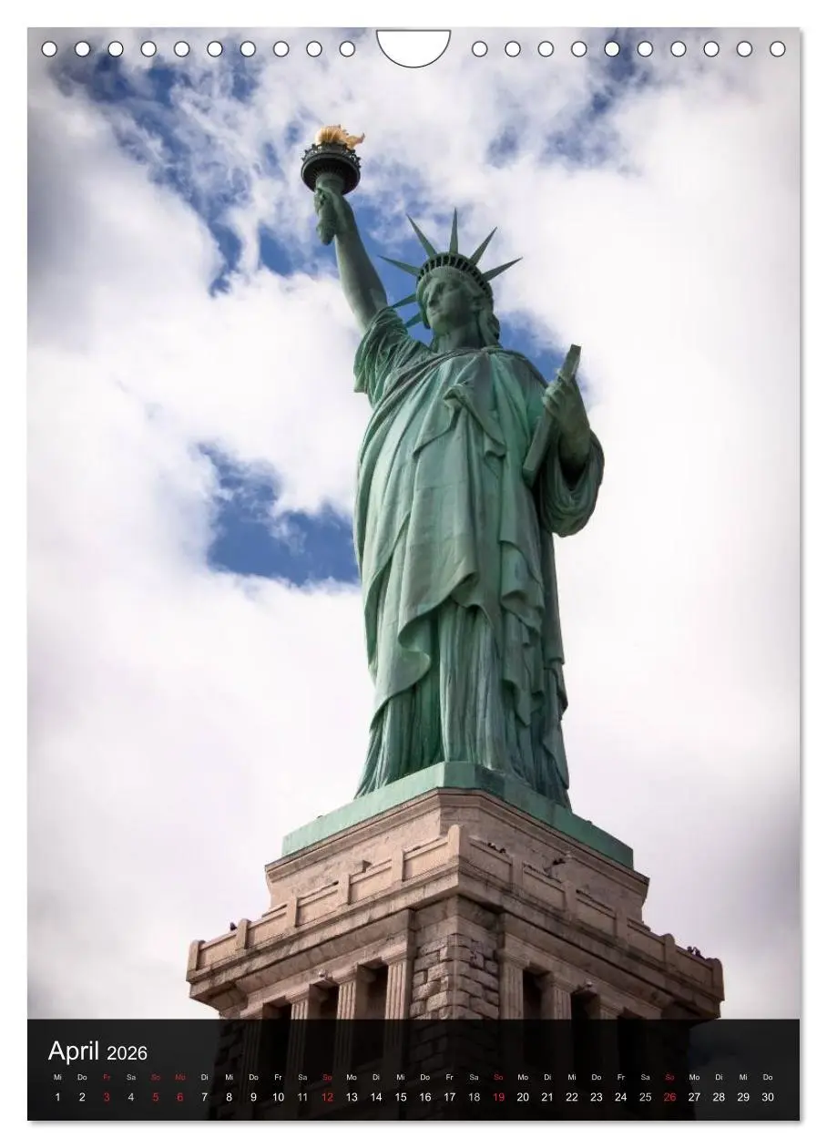 Bild: 9783516473537 | New York (Wandkalender 2026 DIN A4 hoch), CALVENDO Monatskalender