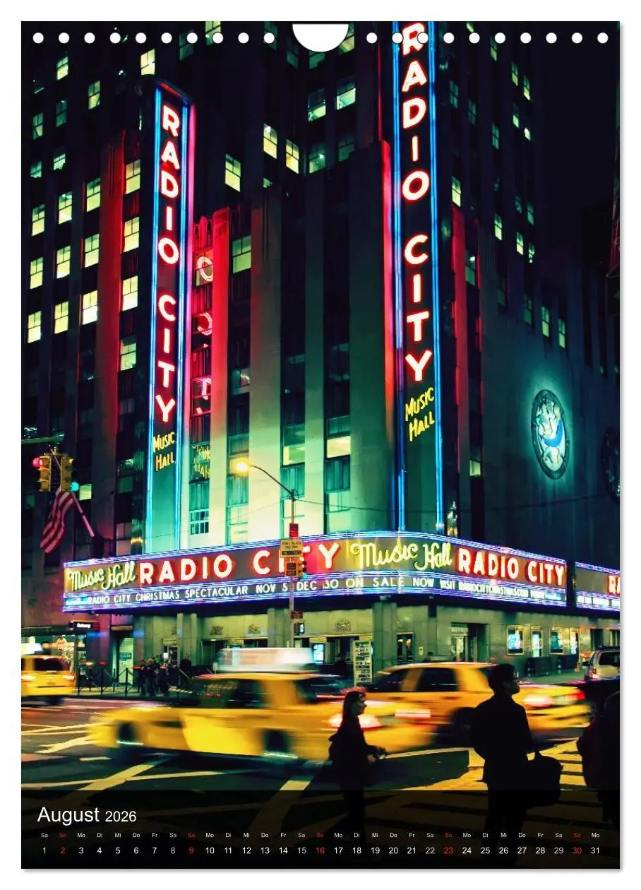 Bild: 9783516473537 | New York (Wandkalender 2026 DIN A4 hoch), CALVENDO Monatskalender