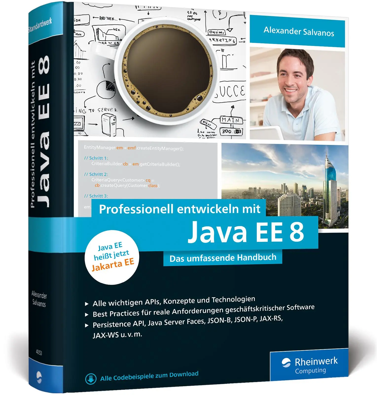 Cover: 9783836243537 | Professionell entwickeln mit Java EE 8 | Alexander Salvanos | Buch Cover: 9783836243537 | Professionell entwickeln mit Java EE 8 | Alexander Salvanos | Buch