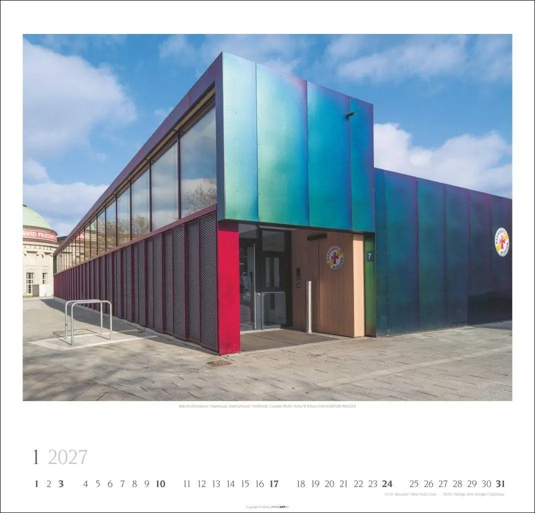 Bild: 9783839903537 | Moderne Architektur Kalender 2027 | Kalender | Spiralbindung | 14 S.