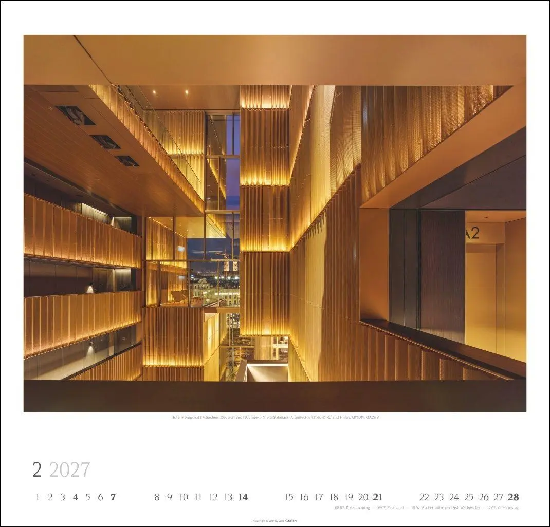 Bild: 9783839903537 | Moderne Architektur Kalender 2027 | Kalender | Spiralbindung | 14 S.