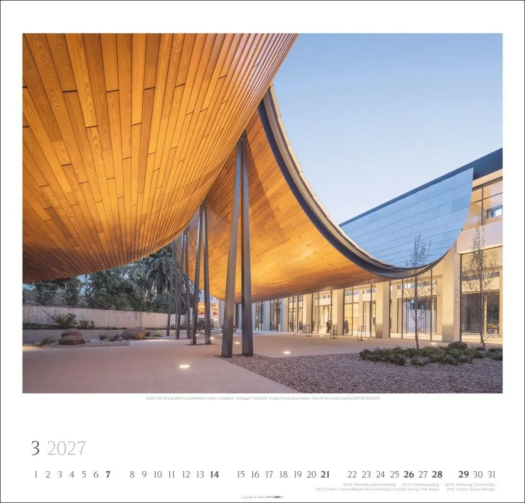 Bild: 9783839903537 | Moderne Architektur Kalender 2027 | Kalender | Spiralbindung | 14 S.