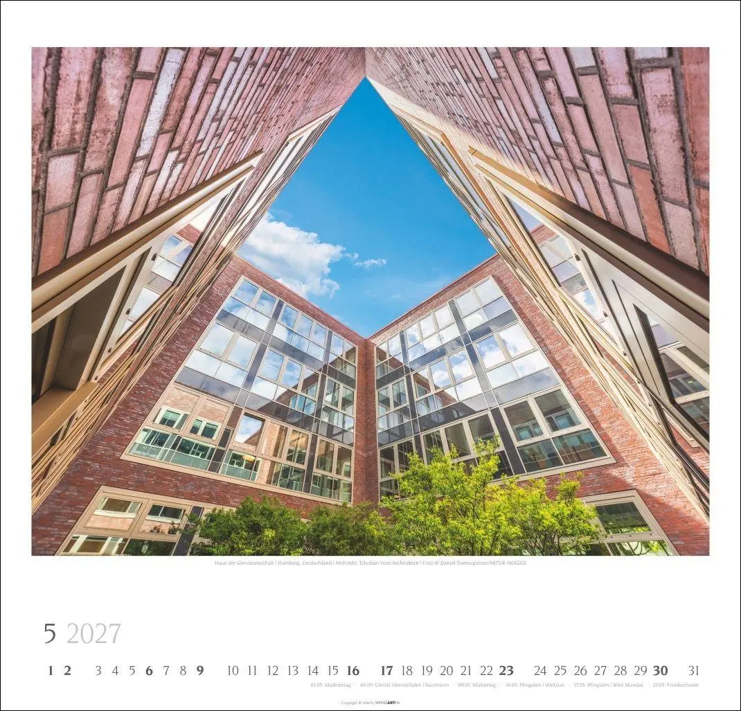 Bild: 9783839903537 | Moderne Architektur Kalender 2027 | Kalender | Spiralbindung | 14 S.