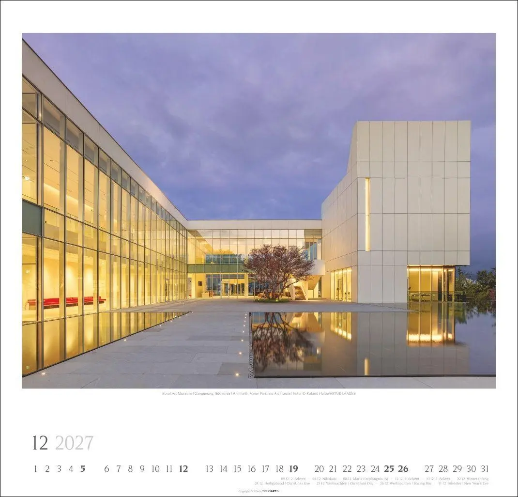 Bild: 9783839903537 | Moderne Architektur Kalender 2027 | Kalender | Spiralbindung | 14 S.