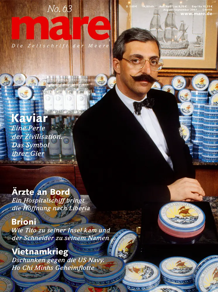 Cover: 9783936543537 | mare - Die Zeitschrift der Meere / No. 63 / Kaviar | Nikolaus Gelpke