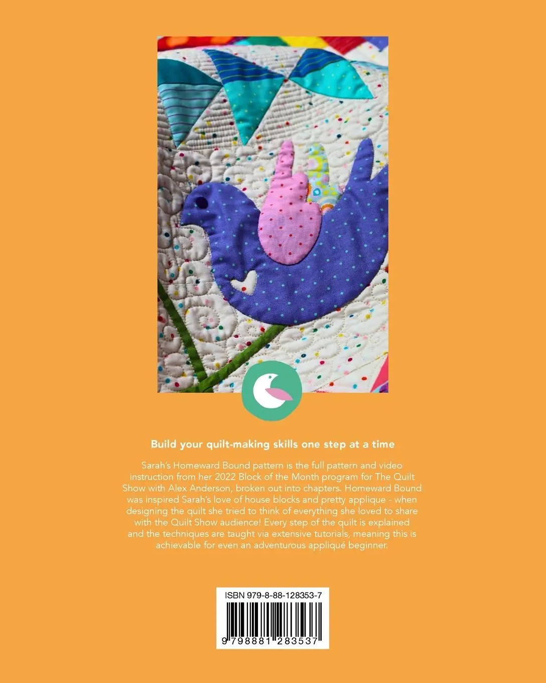 Rückseite: 9798881283537 | Homeward Bound Quilt Pattern and Videos | Sarah Fielke | Taschenbuch