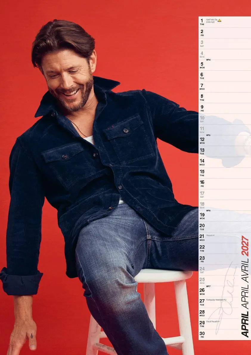 Bild: 9798893613537 | Jensen Ackles Kalender 2027 - Der Star aus Supernatural | Kalender