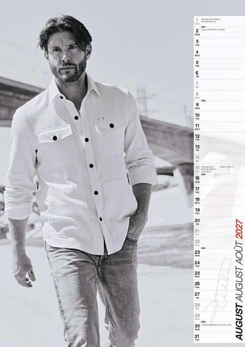 Bild: 9798893613537 | Jensen Ackles Kalender 2027 - Der Star aus Supernatural | Kalender