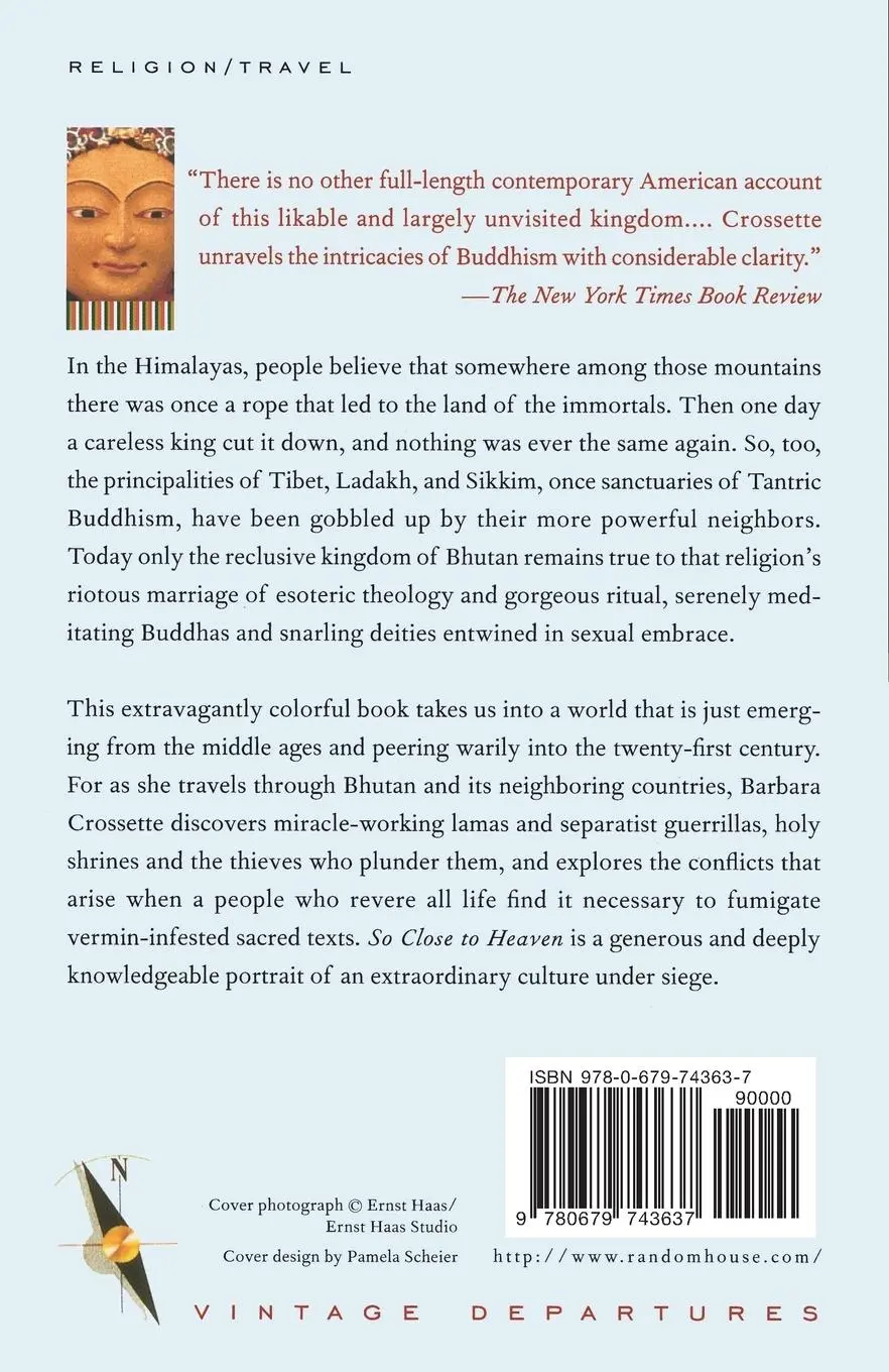 Rückseite: 9780679743637 | So Close to Heaven | The Vanishing Buddhist Kingdoms of the Himalayas