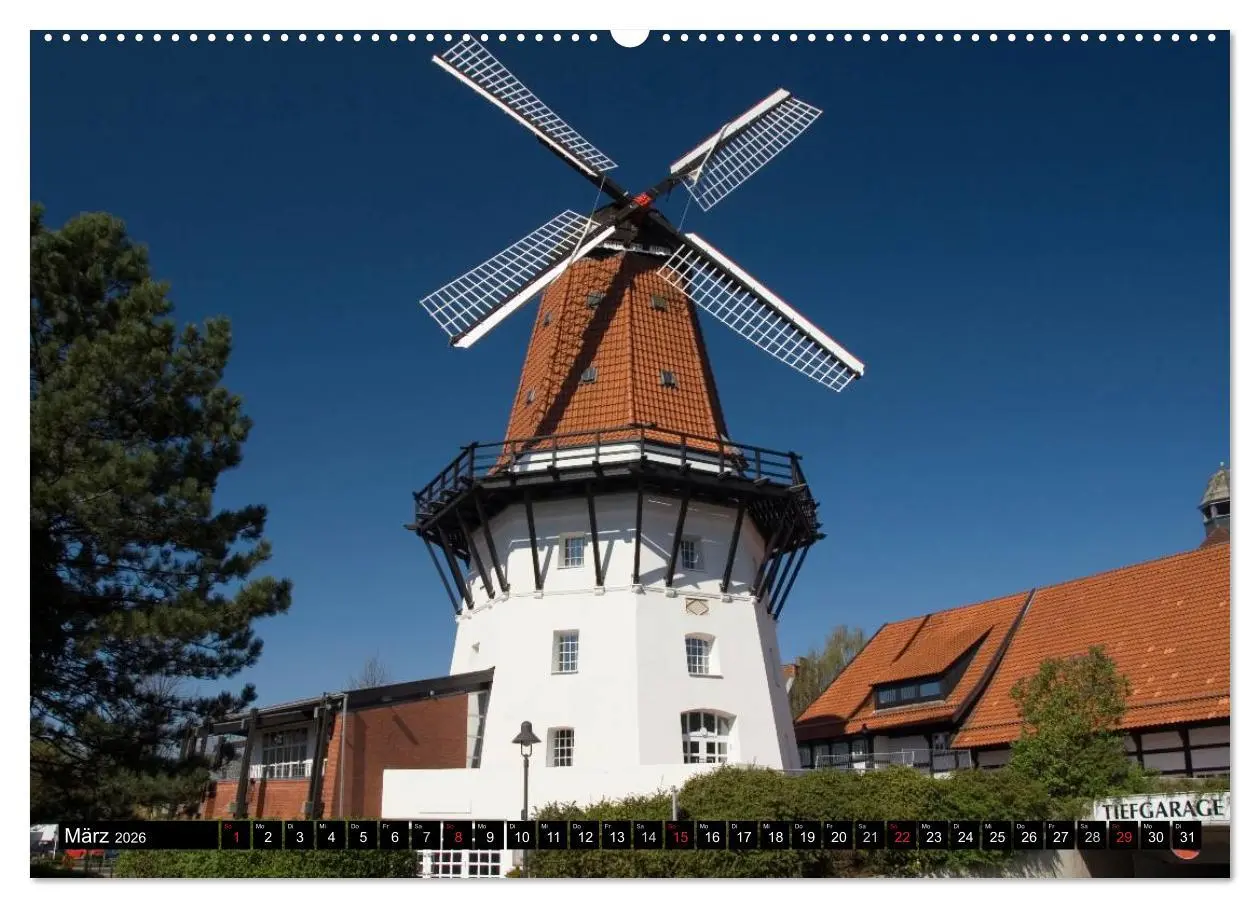 Bild: 9783516223637 | Windmühlen in Europa (Wandkalender 2026 DIN A2 quer), CALVENDO...