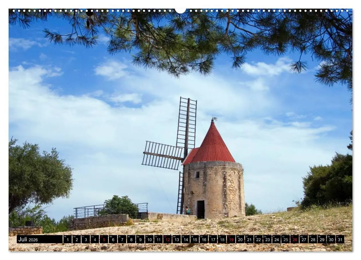 Bild: 9783516223637 | Windmühlen in Europa (Wandkalender 2026 DIN A2 quer), CALVENDO...