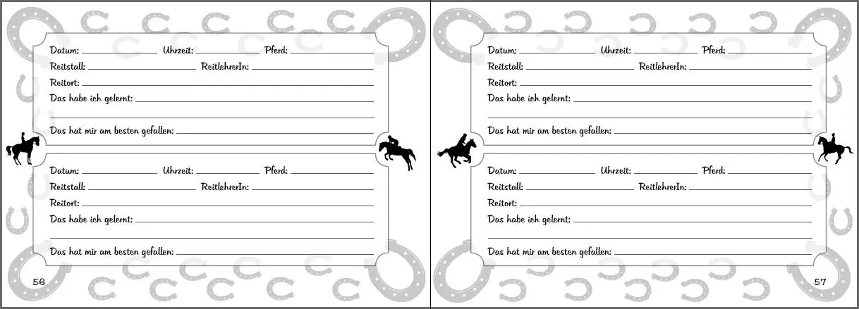 Bild: 9783902943637 | Mein Reiter-Tagebuch - Für alle Erlebnisse und Erinnerungen aus dem...