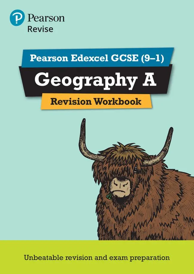 Cover: 9781292133737 | Pearson REVISE Edexcel GCSE Geography A Revision Workbook: For 2025...