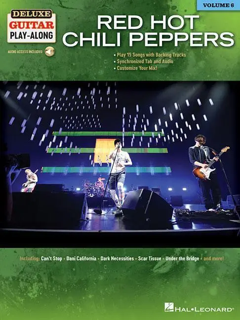 Cover: 9781540003737 | Red Hot Chili Peppers | Deluxe Guitar Play-Along Volume 6 | Peppers