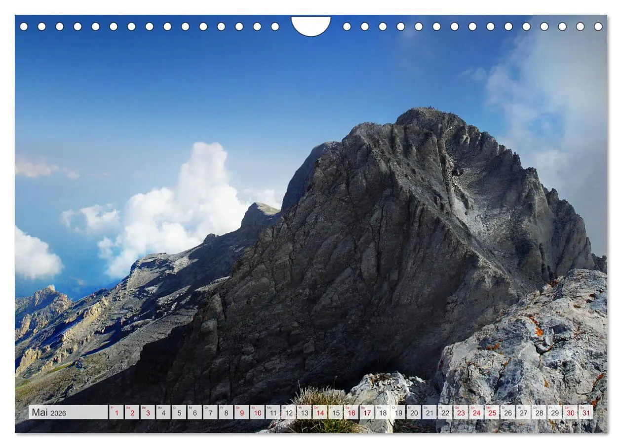 Bild: 9783457363737 | Berge - Die schönsten Gipfel der Welt (Wandkalender 2026 DIN A4...