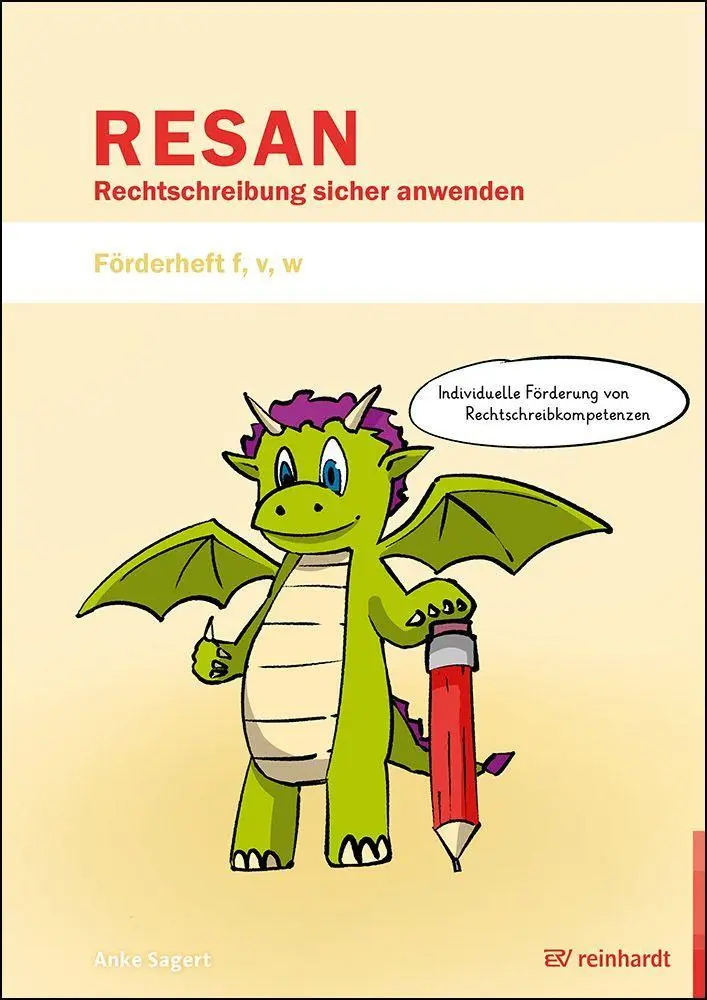 Cover: 9783497033737 | RESAN - Förderheft f, v, w | Anke Sagert | Broschüre | 32 S. | Deutsch