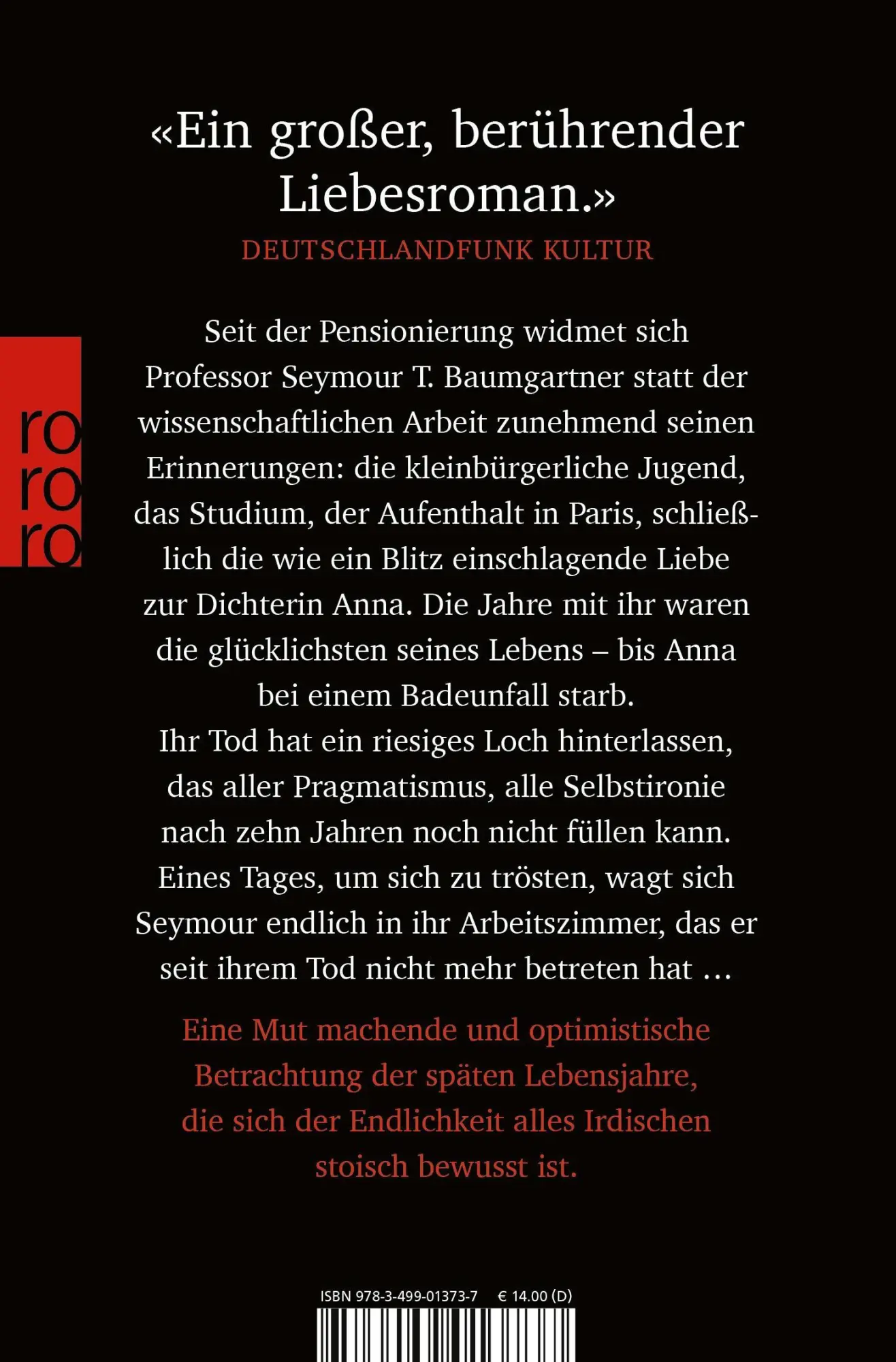 Rückseite: 9783499013737 | Baumgartner | Paul Auster | Taschenbuch | 208 S. | Deutsch | 2025
