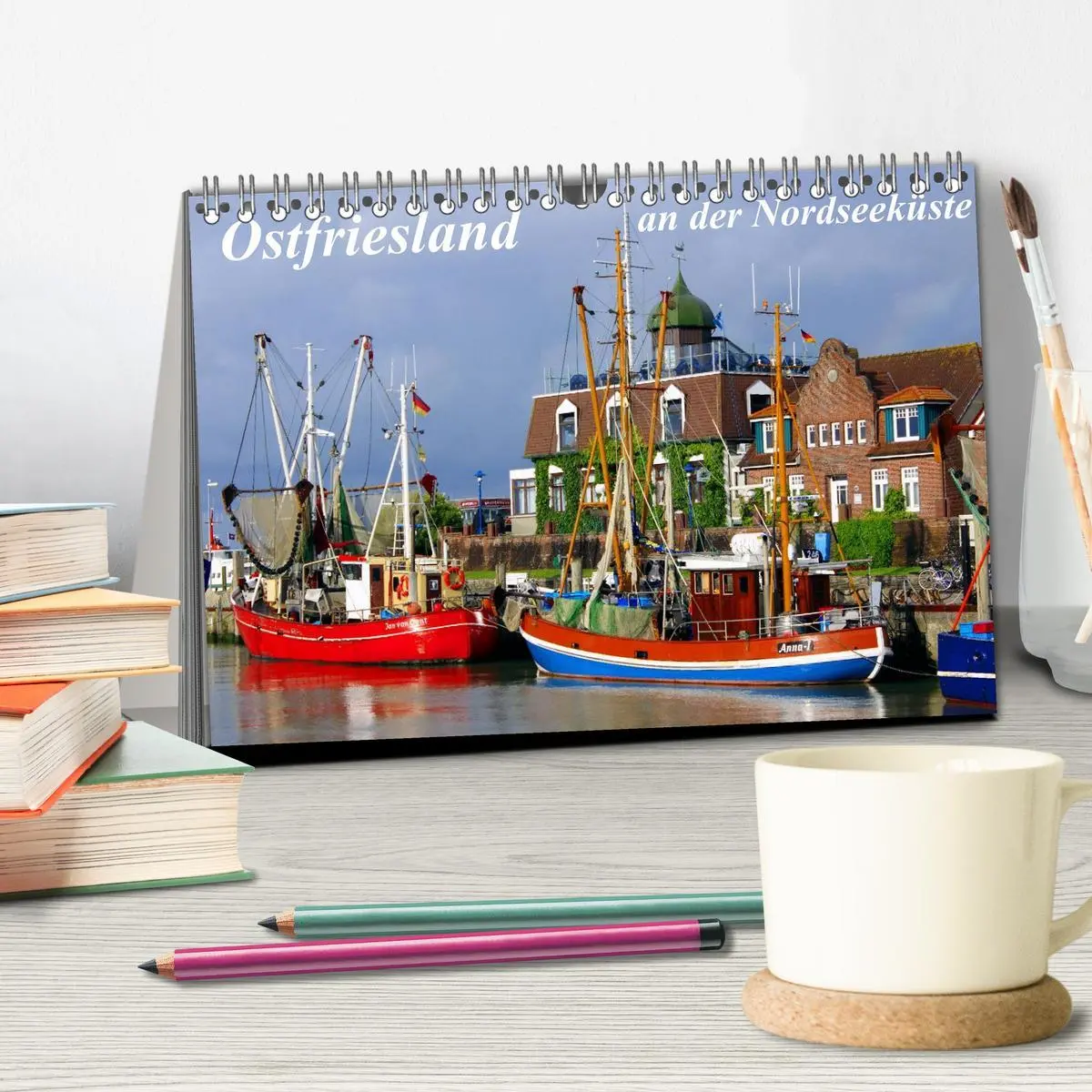 Bild: 9783516213737 | Ostfriesland an der Nordseeküste (Tischkalender 2026 DIN A5 quer),...