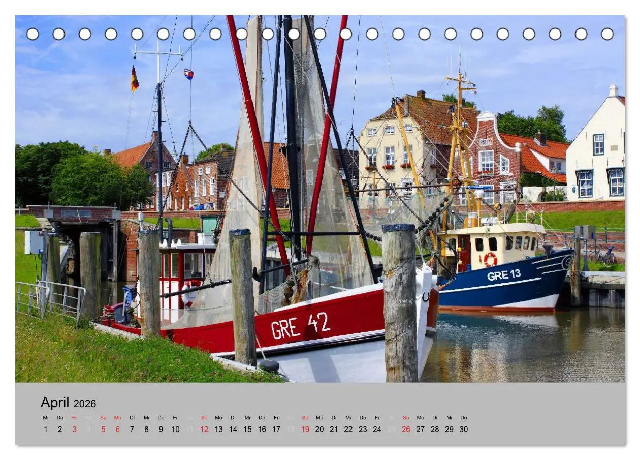 Bild: 9783516213737 | Ostfriesland an der Nordseeküste (Tischkalender 2026 DIN A5 quer),...