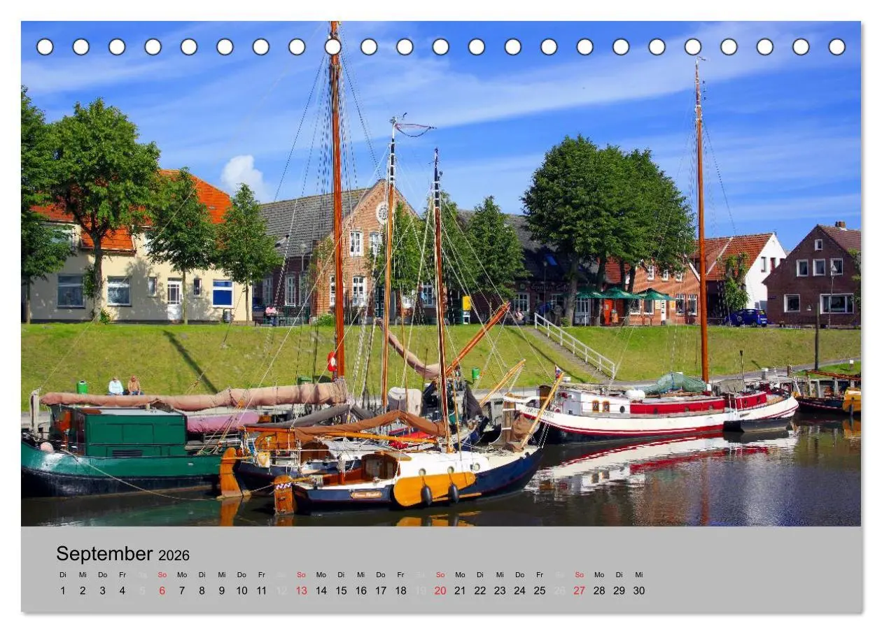 Bild: 9783516213737 | Ostfriesland an der Nordseeküste (Tischkalender 2026 DIN A5 quer),...