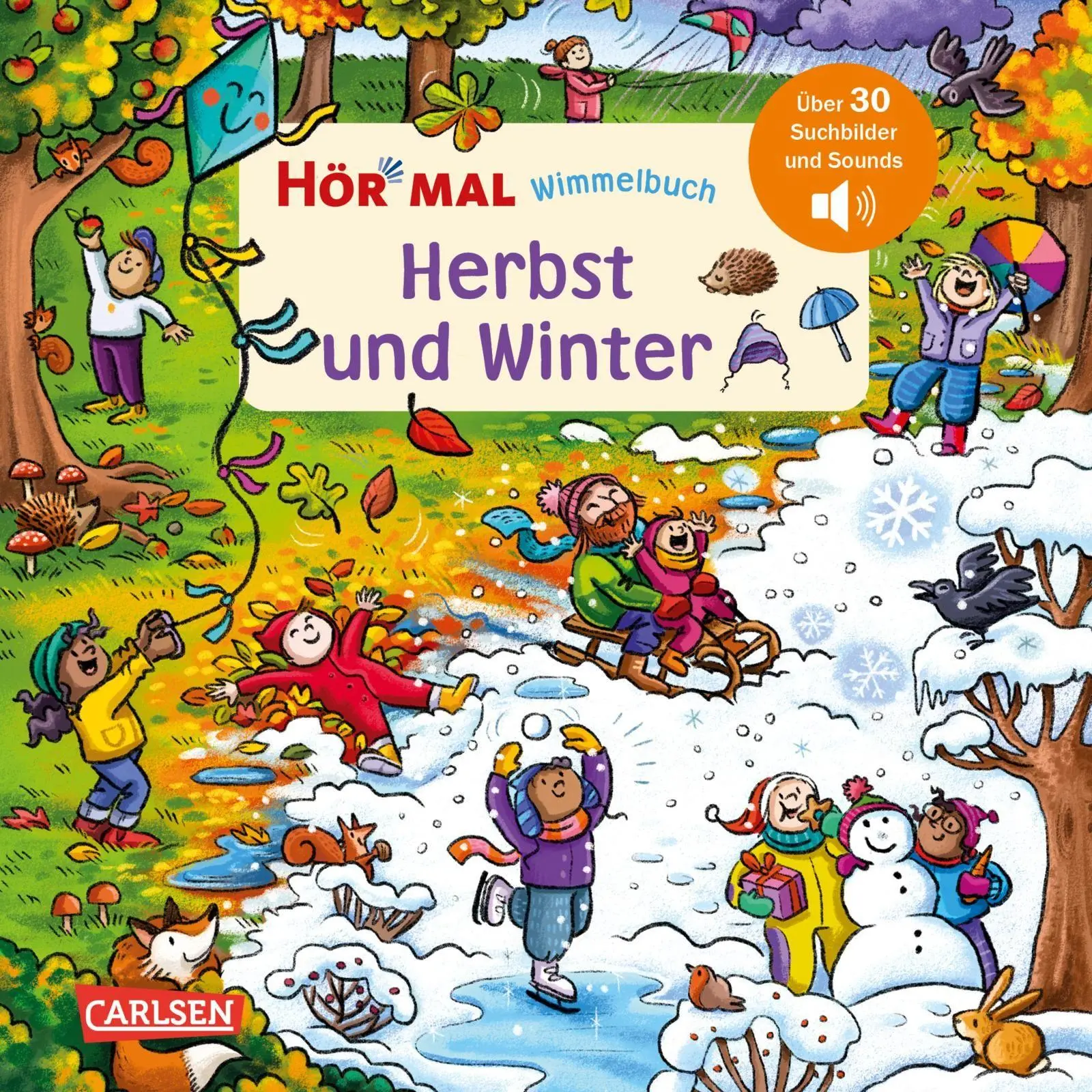 Cover: 9783551173737 | Hör mal (Soundbuch): Wimmelbuch: Herbst und Winter | Enni Bollin