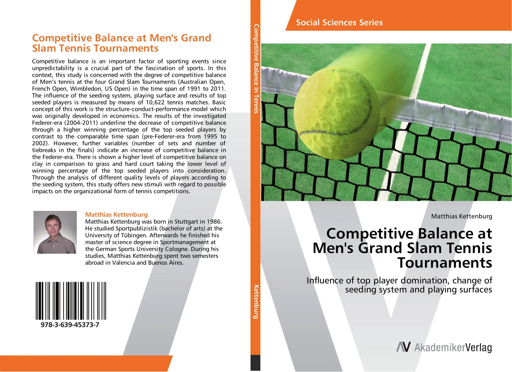 Cover: 9783639453737 | Competitive Balance at Men's Grand Slam Tennis Tournaments | Buch
