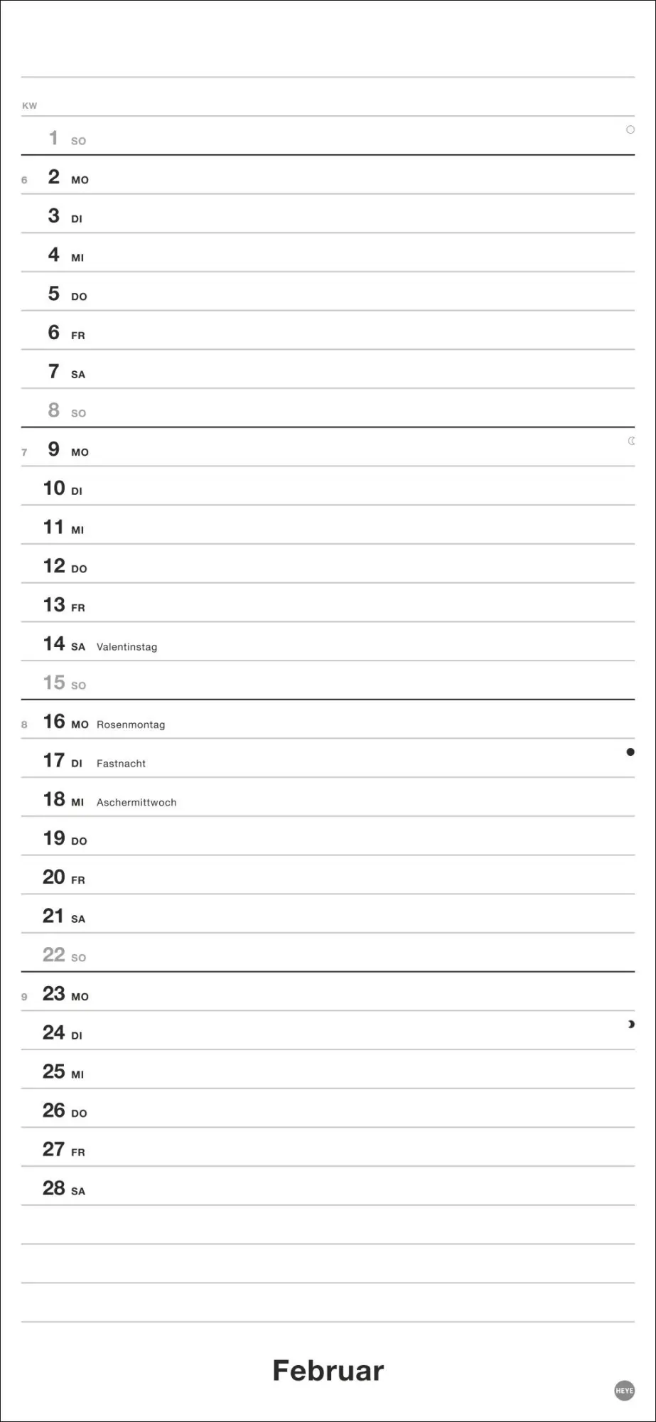 Bild: 9783756413737 | Black&amp;White Planer 2026 | Kalender | Familienplaner Athesia | 14 S.