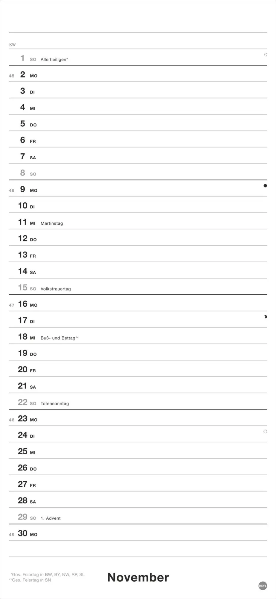 Bild: 9783756413737 | Black&amp;White Planer 2026 | Kalender | Familienplaner Athesia | 14 S.