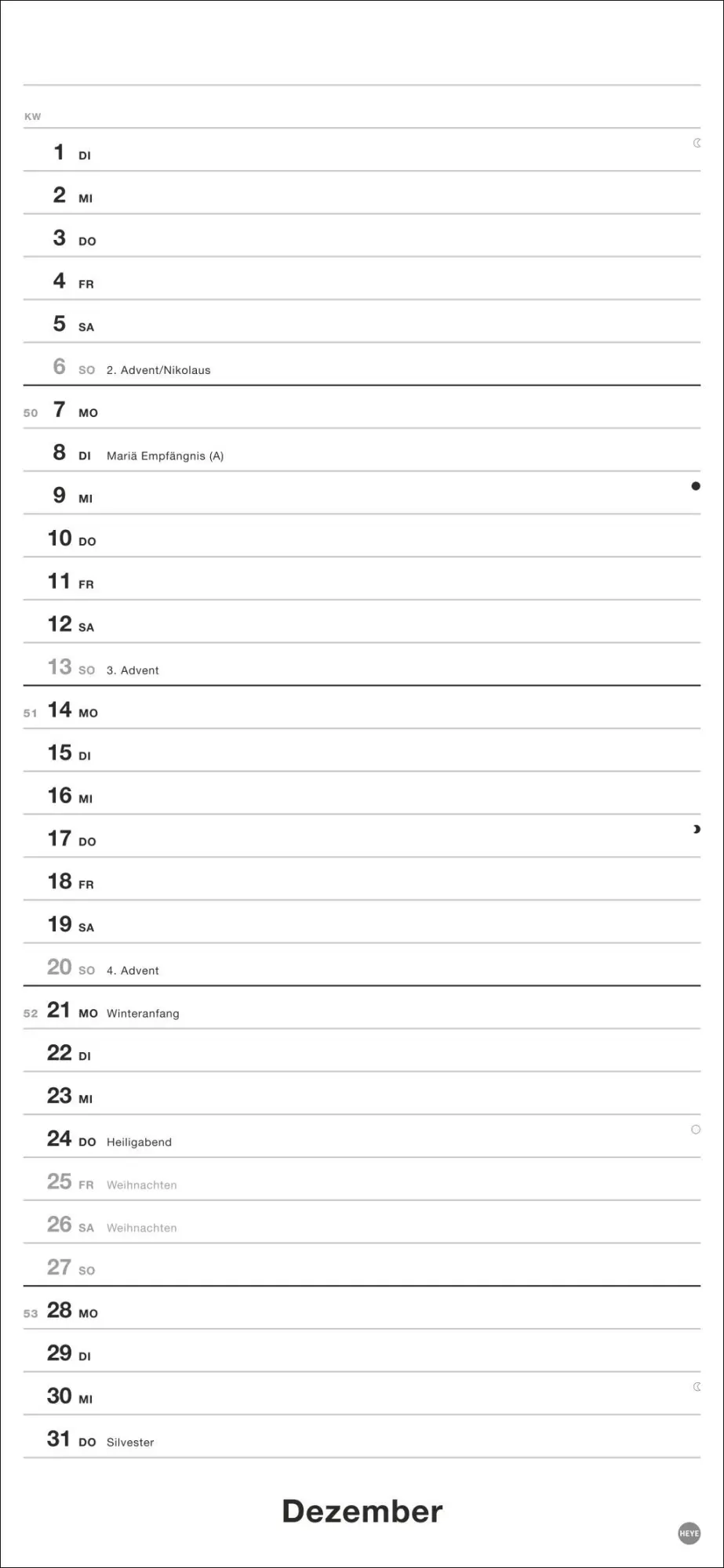 Bild: 9783756413737 | Black&amp;White Planer 2026 | Kalender | Familienplaner Athesia | 14 S.