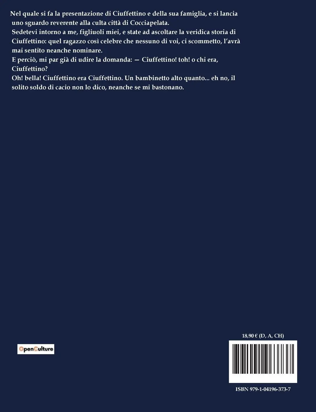 Rückseite: 9791041963737 | CIUFFETTINO | Enrico Novelli Yambo | Taschenbuch | Italienisch | 2023