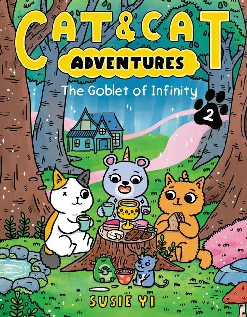 Cover: 9780063083837 | Cat &amp; Cat Adventures: The Goblet of Infinity | A Graphic Novel | Yi