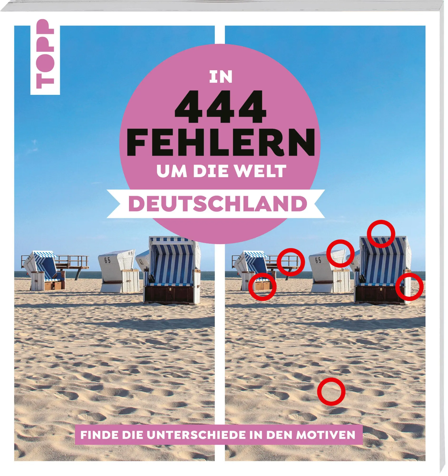 Cover: 9783735853837 | In 444 Fehlern um die Welt - Deutschland. Finde die Unterschiede in...
