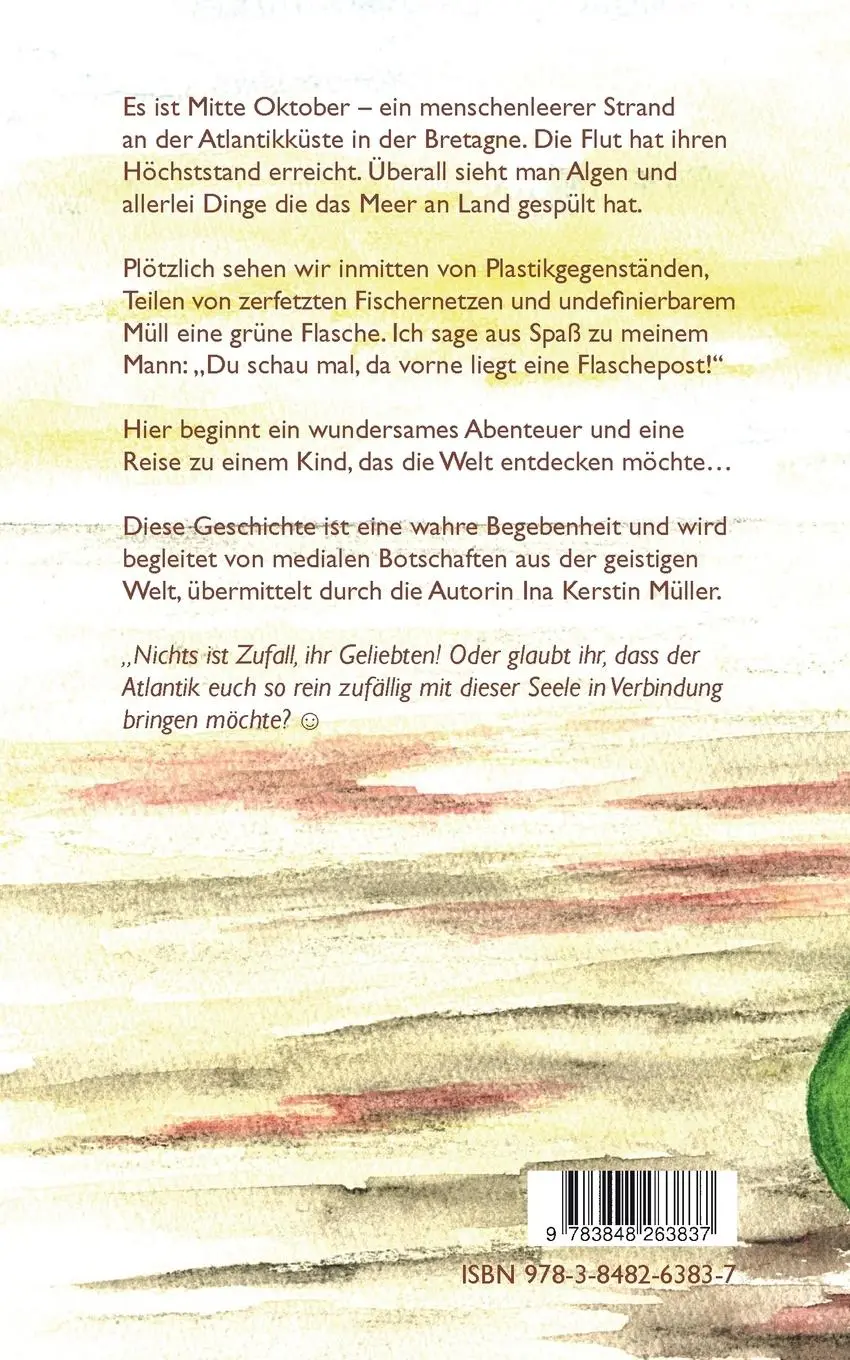 Rückseite: 9783848263837 | Die Flaschenpost | Eine wahre Geschichte, die das Herz berührt | Buch