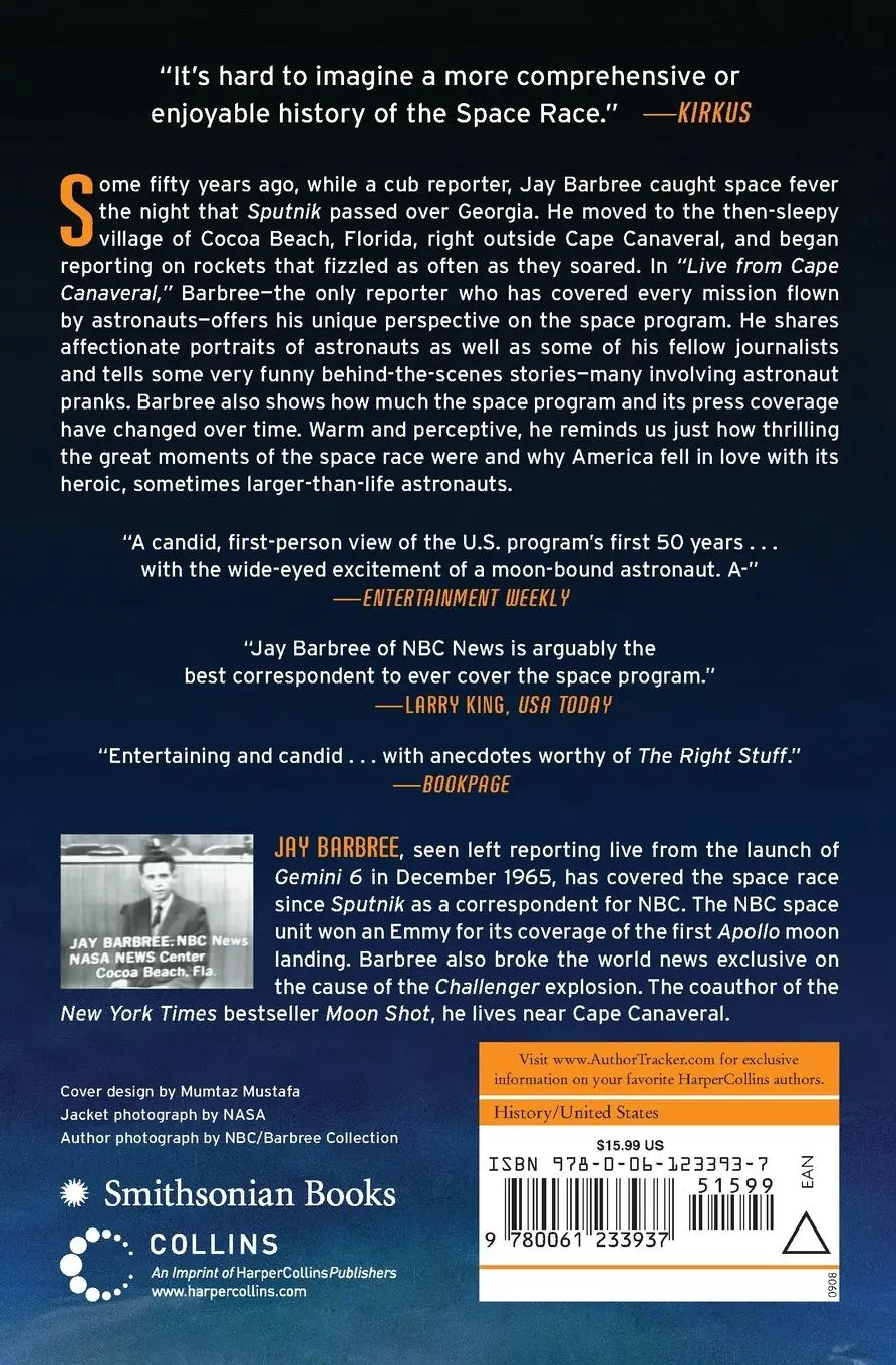 Rückseite: 9780061233937 | Live from Cape Canaveral | Jay Barbree | Taschenbuch | Englisch | 2008