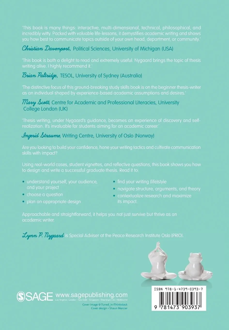 Rückseite: 9781473903937 | Writing Your Master's Thesis | From A to Zen | Lynn P. Nygaard | Buch