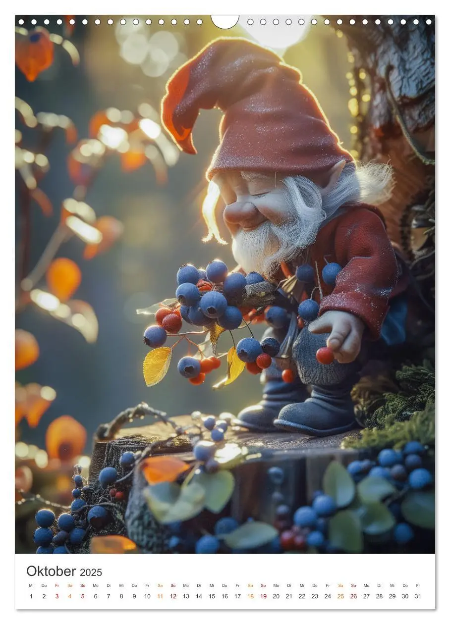 Bild: 9783383783937 | Zwerge und Wichtel (Wandkalender 2025 DIN A3 hoch), CALVENDO...