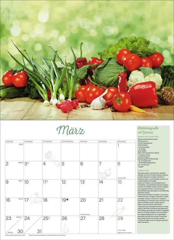 Bild: 9783731883937 | Küchenkalender 2026 | Korsch Verlag | Kalender | Englisch Broschur