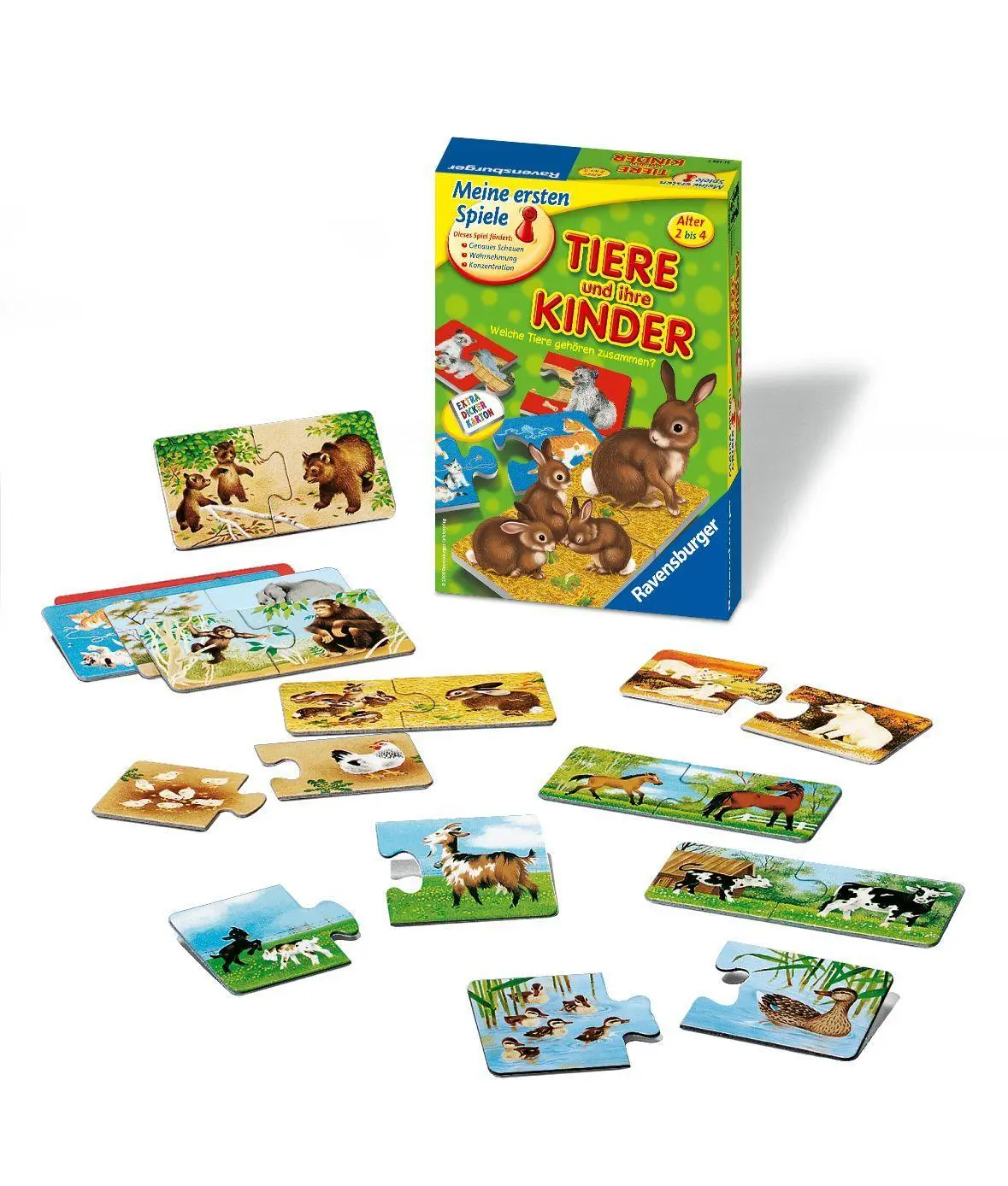 Bild: 4005556214037 | Tiere und ihre Kinder | Welche Tiere gehören zusammen? | Spiel | 21403