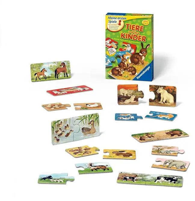 Bild: 4005556214037 | Tiere und ihre Kinder | Welche Tiere gehören zusammen? | Spiel | 21403