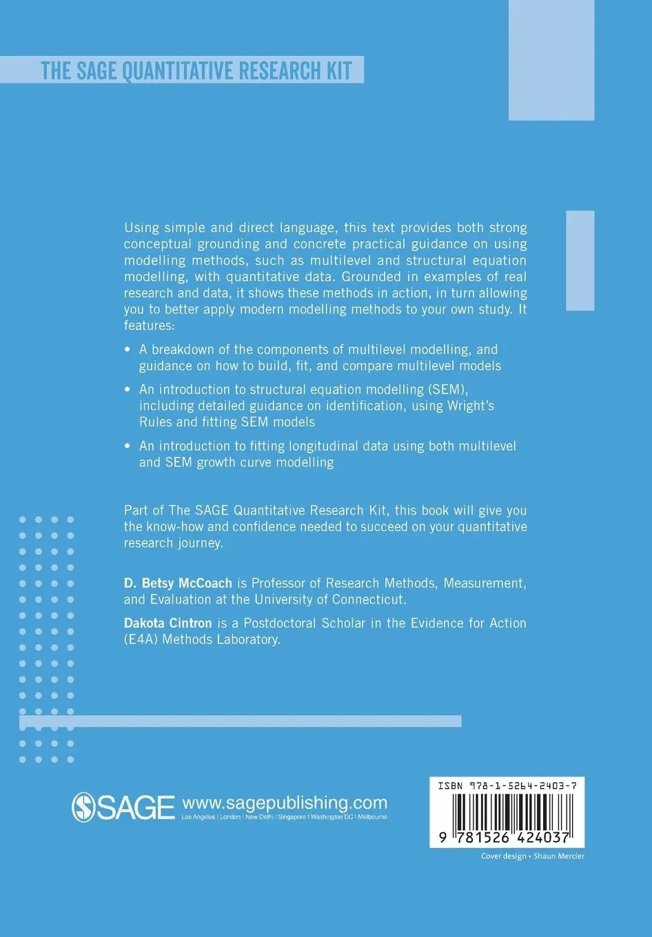 Rückseite: 9781526424037 | Introduction to Modern Modelling Methods | D. Betsy McCoach (u. a.)