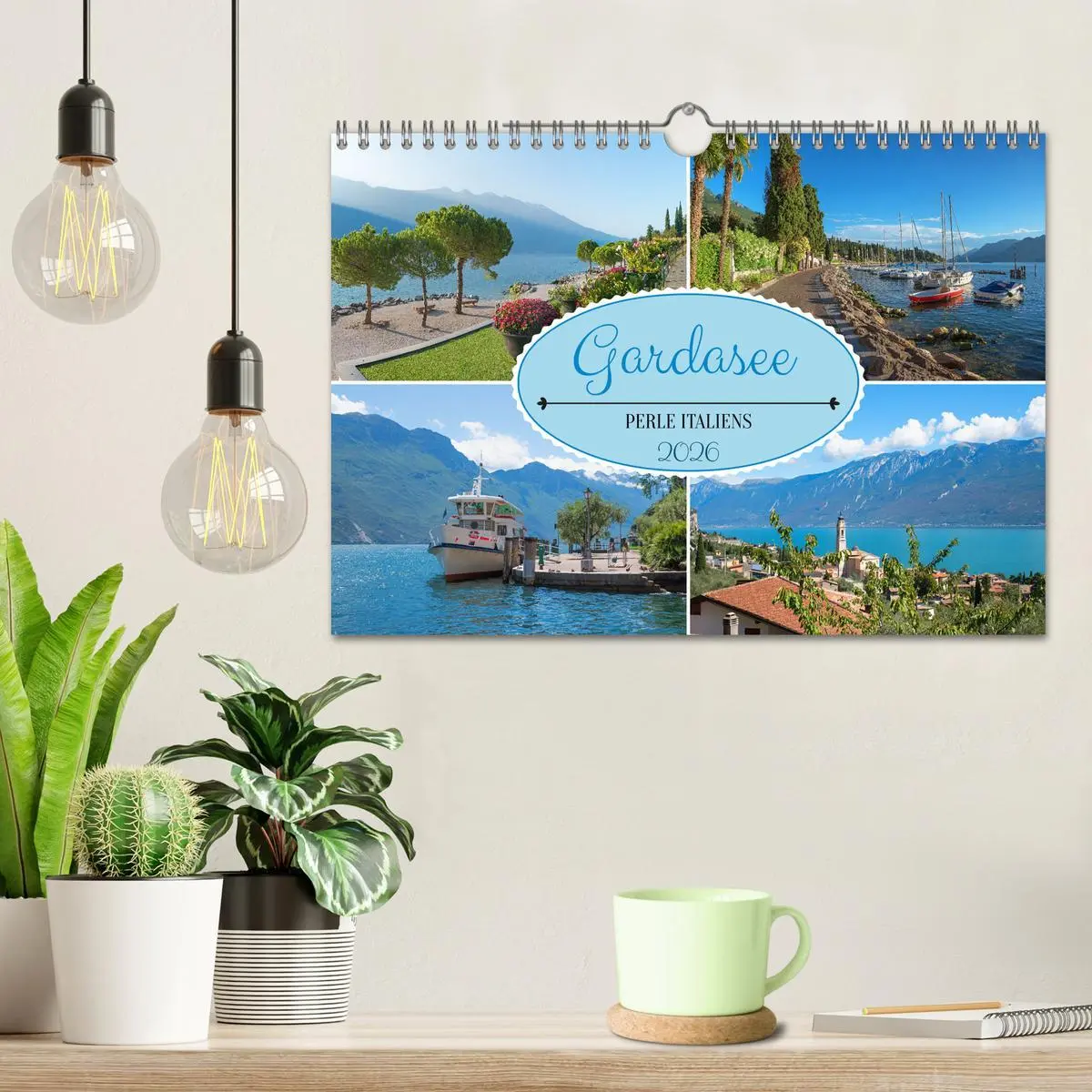 Bild: 9783457854037 | Gardasee - Perle Italiens (Wandkalender 2026 DIN A4 quer), CALVENDO...