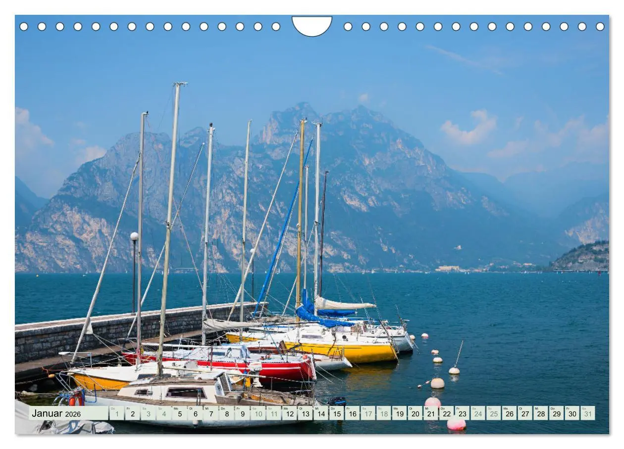 Bild: 9783457854037 | Gardasee - Perle Italiens (Wandkalender 2026 DIN A4 quer), CALVENDO...