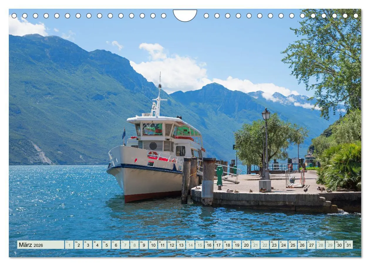 Bild: 9783457854037 | Gardasee - Perle Italiens (Wandkalender 2026 DIN A4 quer), CALVENDO...