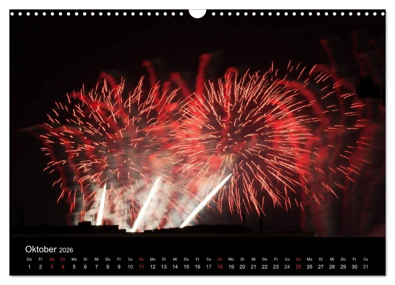 Bild: 9783516184037 | Feuerwerk (Wandkalender 2026 DIN A3 quer), CALVENDO Monatskalender