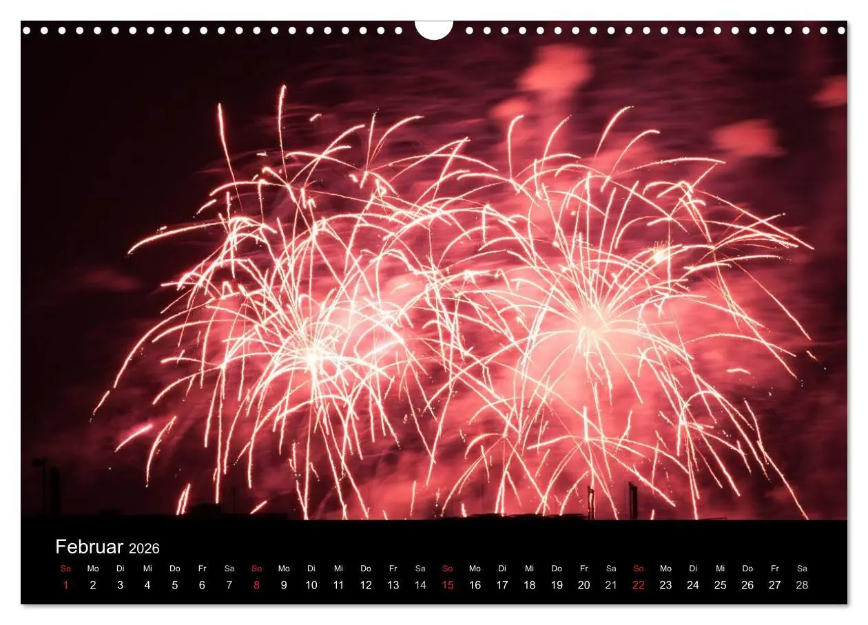 Bild: 9783516184037 | Feuerwerk (Wandkalender 2026 DIN A3 quer), CALVENDO Monatskalender