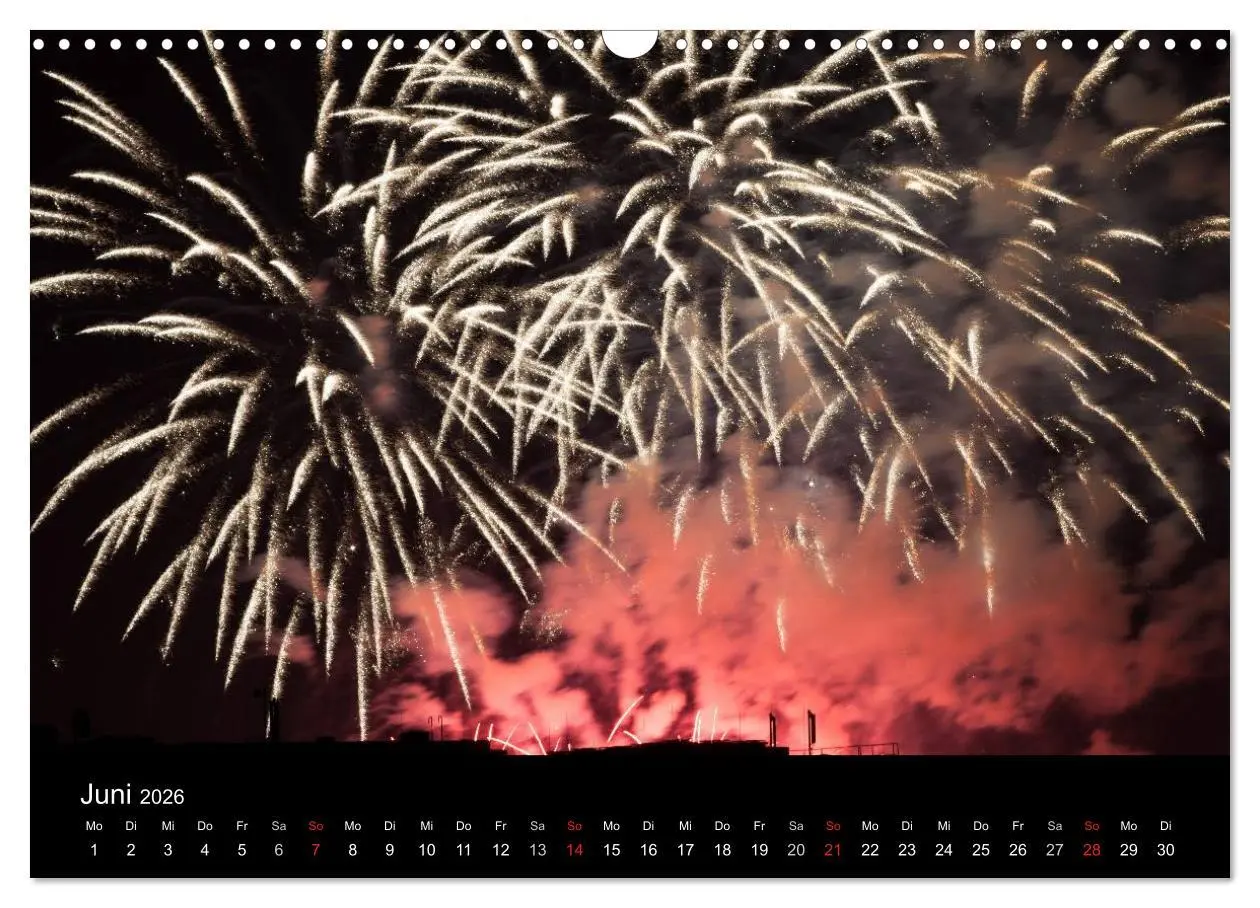 Bild: 9783516184037 | Feuerwerk (Wandkalender 2026 DIN A3 quer), CALVENDO Monatskalender