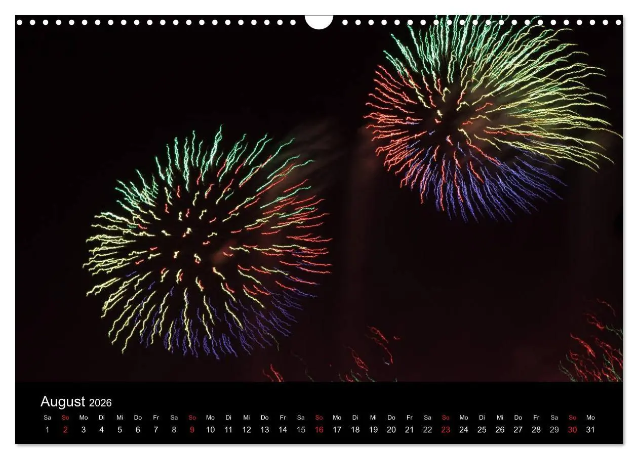 Bild: 9783516184037 | Feuerwerk (Wandkalender 2026 DIN A3 quer), CALVENDO Monatskalender